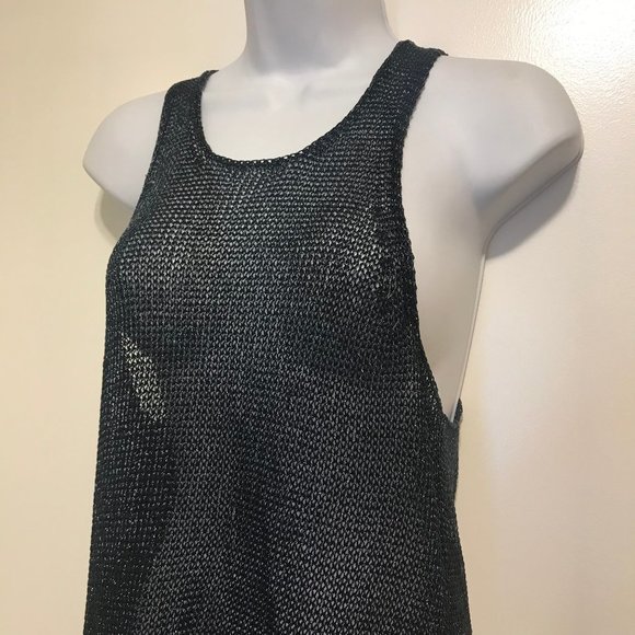 Vince Soft Metal Knit Mesh Top - Picture 6 of 7